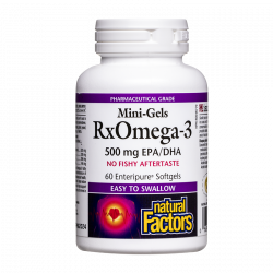 RxOmega-3 Мини гелс, 500 mg...